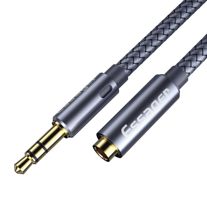 ESSAGER 1m Aux(3.5mm) to Aux Verlengkabel in-ear accessories - buy at NextX Suriname